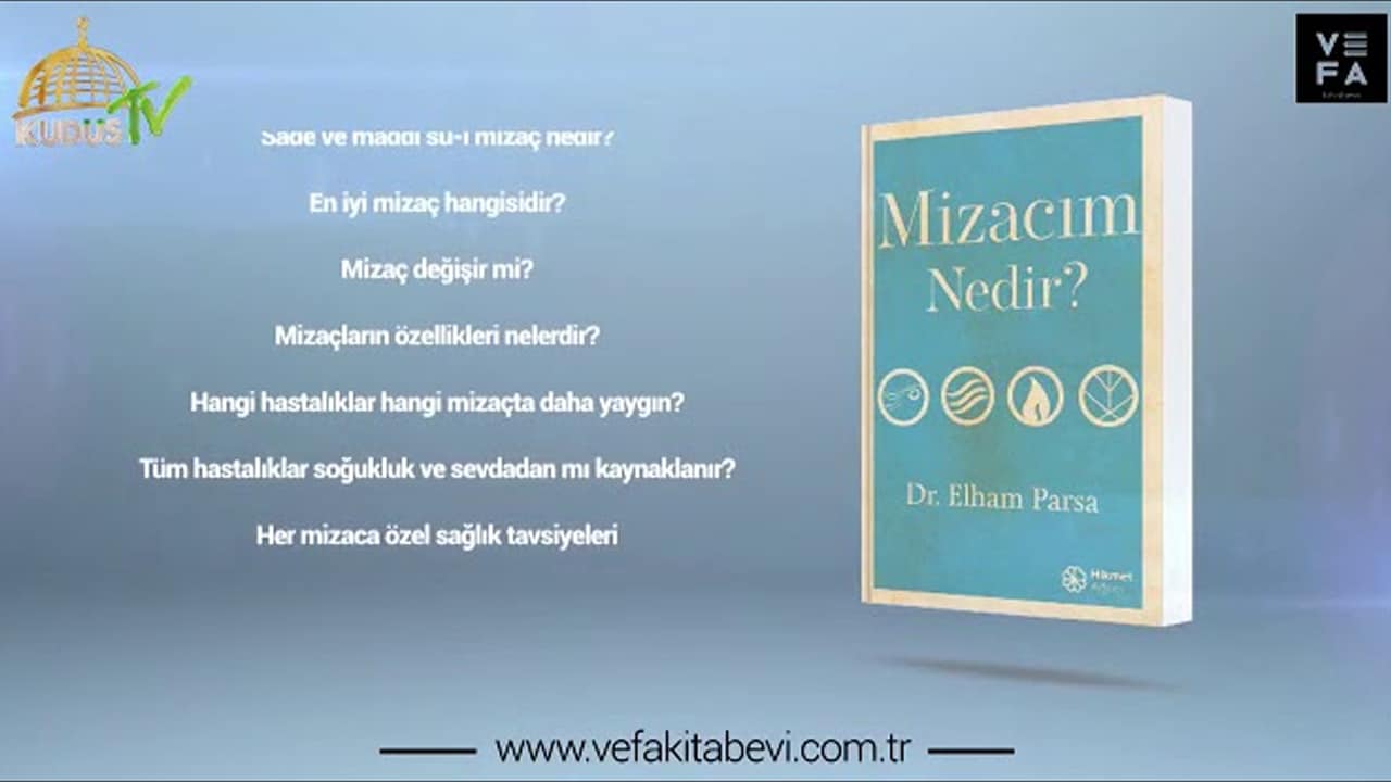 Uzm. Dr. Elham Parsa'nın Yeni Kitabı "Mizacım Nedir?"