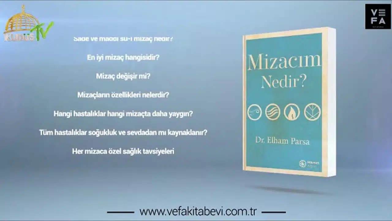 Uzm. Dr. Elham Parsa'nın Yeni Kitabı "Mizacım Nedir?"